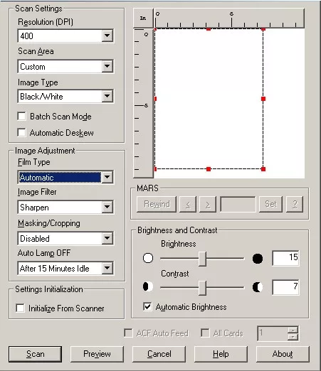 IMAGELINK Scanner interface